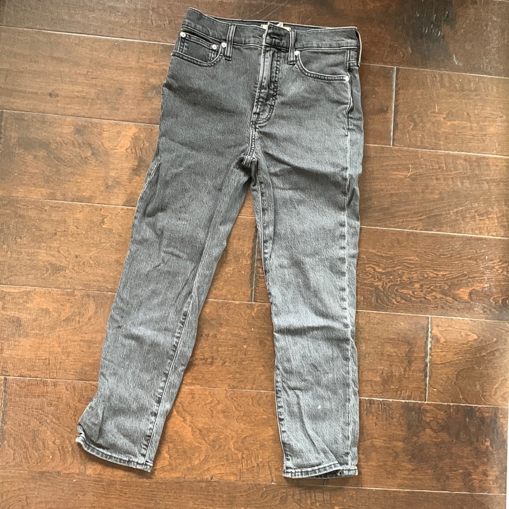 Madewell perfect vintage jeans in washed black